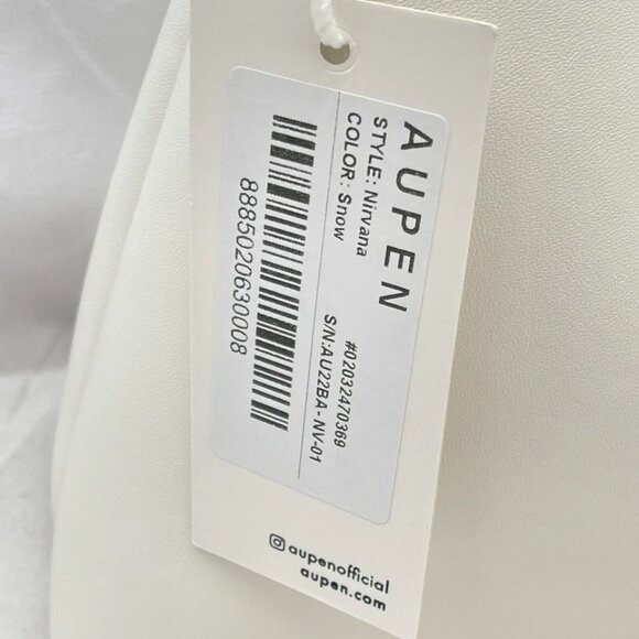 Aupen Nirvana Shoulder Bag Snow Faux Leather - Picture 8 of 12